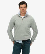 Ribbed Half Zip Jumper