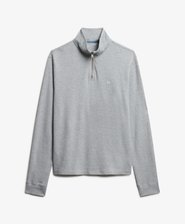 Ribbed Half Zip Jumper