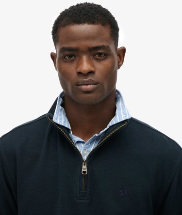 Ribbed Half Zip Jumper Image 3