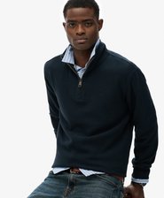 Ribbed Half Zip Jumper