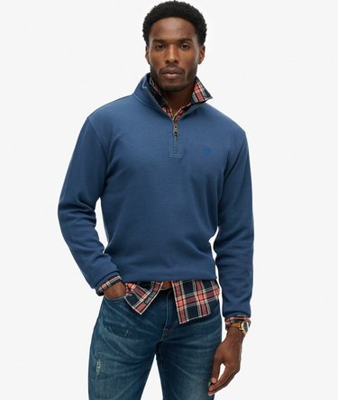Ribbed Half Zip Jumper Image 1