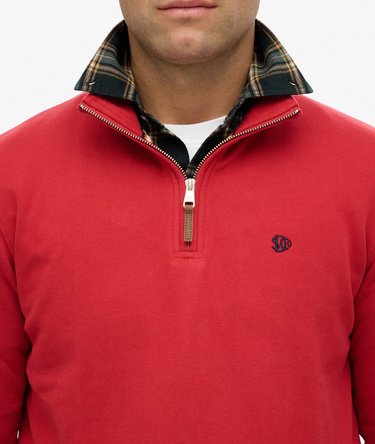 Preppy Half Zip Jumper Image 1