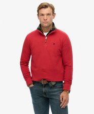 Sweter zapinany na zamek 1/2 w stylu preppy