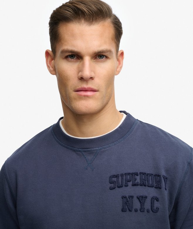 Vintage Athletic Tonal Crew Sweatshirt More Colours Available Price £27.49 Price reduced from £54.99 to You Save 50%