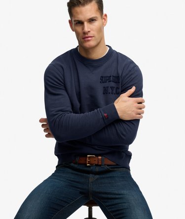 Vintage Athletic Tonal Crew Sweatshirt Image 1