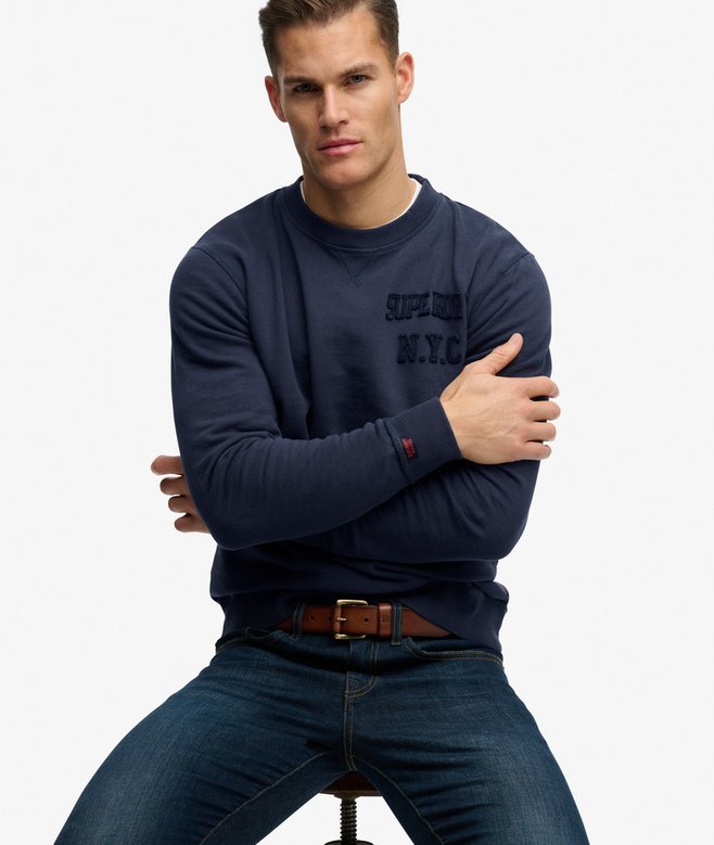 Vintage Athletic Tonal Crew Sweatshirt More Colours Available Price £27.49 Price reduced from £54.99 to You Save 50%