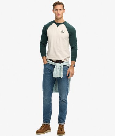 Vintage Athletic Baseball Top Image 3