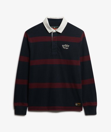 Vintage Athletic Stripe Rugby Top Image 7