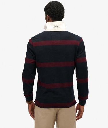 Vintage Athletic Stripe Rugby Top Image 5