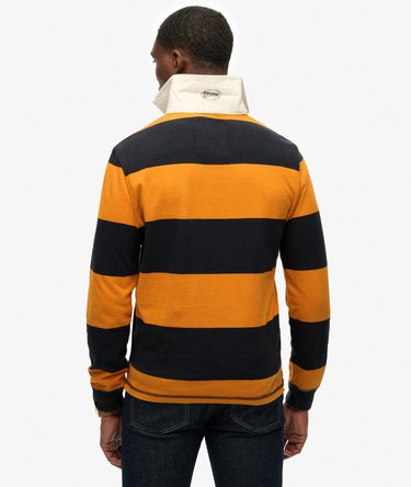 Vintage Athletic Stripe Rugby Top Image 4