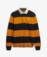 Vintage Athletic Stripe Rugby Top