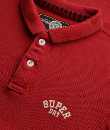 Vintage Athletic Embroidered Polo Shirt Image 5