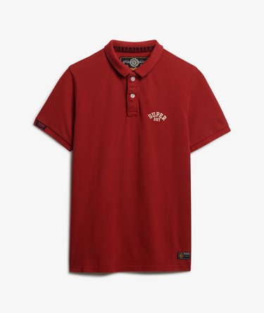 Vintage Athletic Embroidered Polo Shirt Image 6