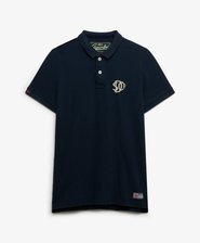 Vintage Athletic Embroidered Polo Shirt