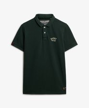 Vintage Athletic Geborduurde Poloshirt