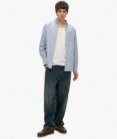 Essentials Long Sleeve Oxford Shirt Image 2