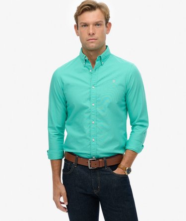 Chemise Oxford Classique &agrave; Manches Longues Image 1