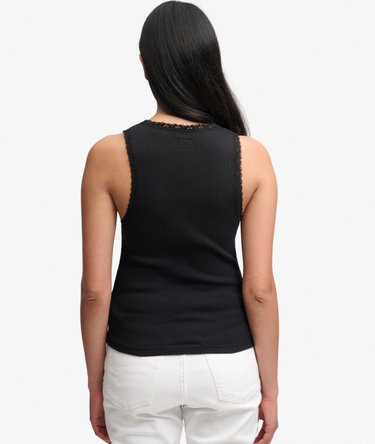 Vintage Lace Trim Vest Image 5