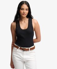 Vintage Lace Trim Vest