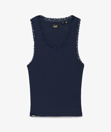 Vintage Lace Trim Vest Image 7