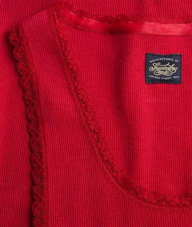 Vintage Lace Trim Vest Image 6