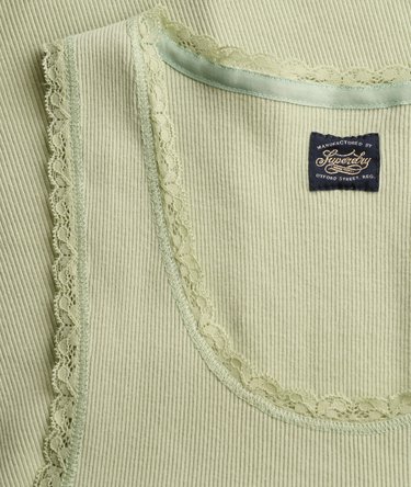 Vintage Lace Trim Vest Image 6