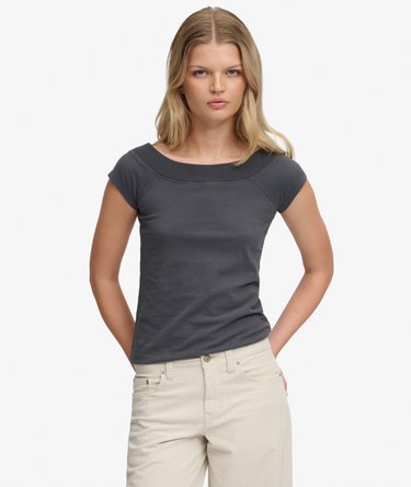 Athletic Essentials Off Shoulder Top Image 1