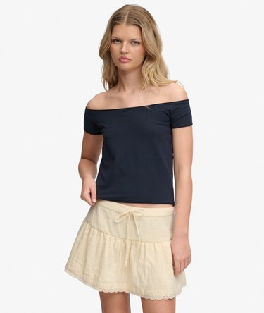 Bardot Short Sleeve Off Shoulder Top Image 1