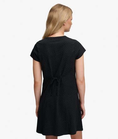 Mini Abito con Bottoni a Manica Corta Image 6