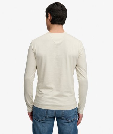 Slub Long Sleeve Jersey Grandad Top Image 5