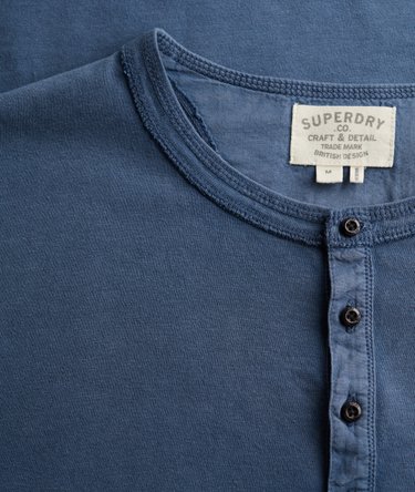 Slub Long Sleeve Jersey Grandad Top Image 6