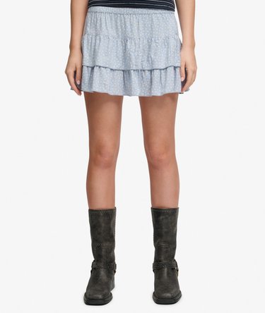 Painettu Kerroksellinen Minihame Image 3