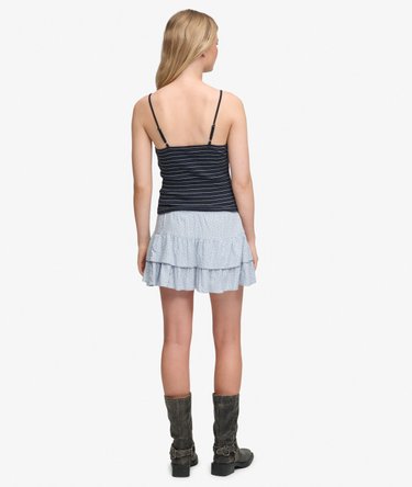 Painettu Kerroksellinen Minihame Image 6