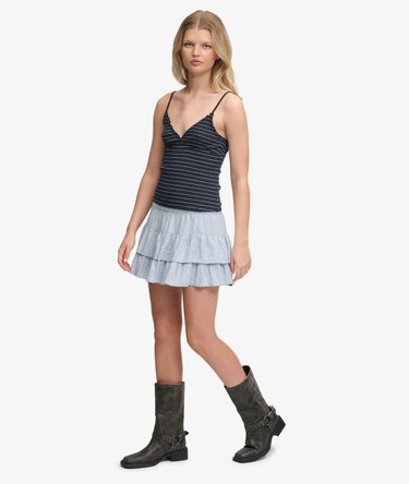 Painettu Kerroksellinen Minihame Image 5