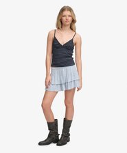 Painettu Kerroksellinen Minihame