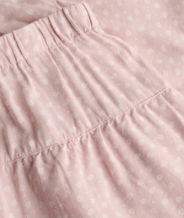 Printed Tiered Mini Skirt Image 7