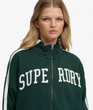 Athletic Essentials Applique Loose Zip Track Top Image 4