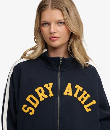 Athletic Essentials Applique Loose Zip Track Top Image 4