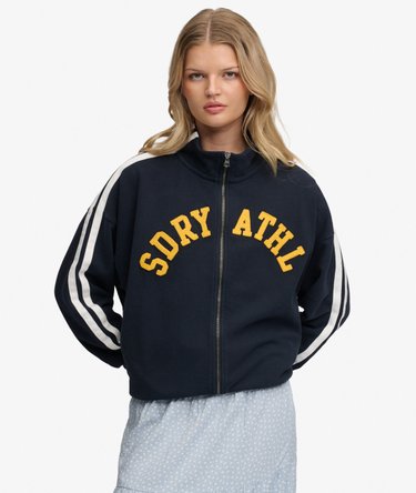 Athletic Essentials Applique Loose Zip Track Top Image 1