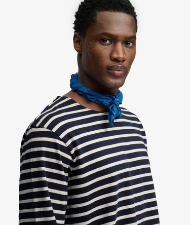 T-shirt &agrave; manches longues ray&eacute; The Merchant Store Image 4