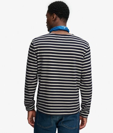 T-shirt &agrave; manches longues ray&eacute; The Merchant Store Image 5