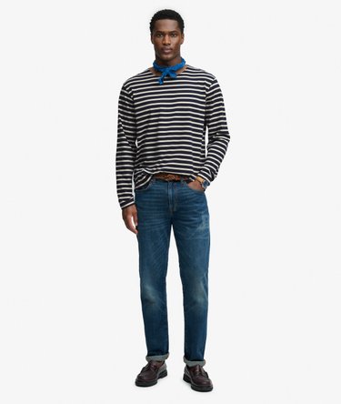 T-shirt &agrave; manches longues ray&eacute; The Merchant Store Image 3