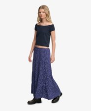 Woven Tiered Maxi Skirt