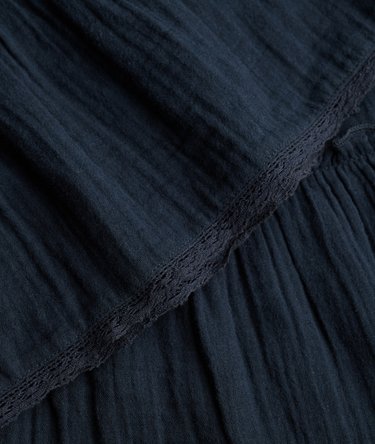Cheesecloth Tiered Mini Dress Image 7