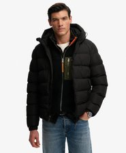 Hooded Sports Puffer Jacket