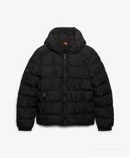 Hooded Sports Puffer Jacket