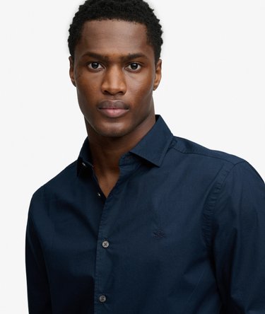 Cut Away Poplin Long Sleeve Shirt Image 4