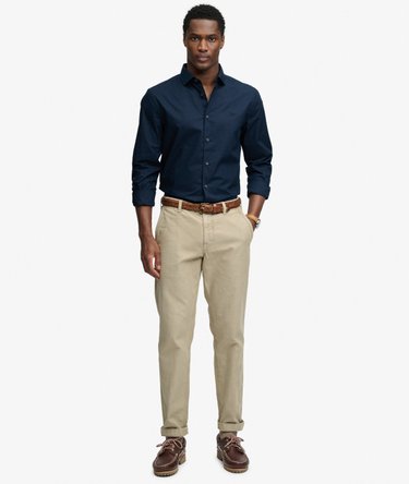 Cut Away Poplin Long Sleeve Shirt Image 3