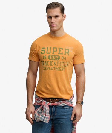 T-shirt Vintage Prep Coupe D&eacute;contract&eacute;e Image 1