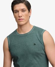 Classic Cotton Linen Top mit lockerer Passform